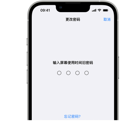 桦甸iPhone屏幕维修分享iPhone屏幕使用时间密码忘记了怎么办 