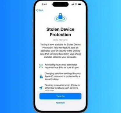 桦甸苹果授权维修店分享被盗设备保护功能开启方法 
