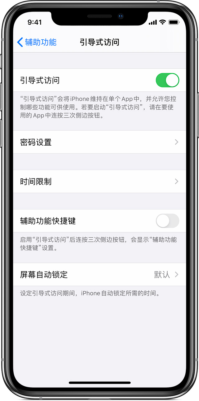 桦甸苹果手机维修分享如何在 iPhone 上退出引导式访问 